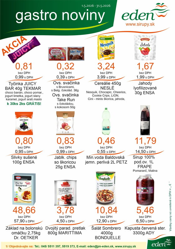 Gastro noviny 01.05.2026 - 31.05.2026